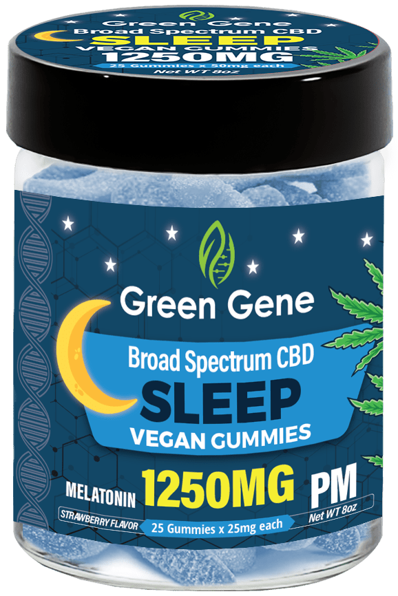 Green Genie Organic CBD Infused Mood Based Vegan Gummies - (625MG - 2500MG) - Discreet Smoker