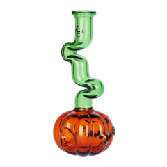 Pulsar Twisty And Wicked Jack-O-Lantern Glass Hand Pipe - 5.7" - Discreet Smoker