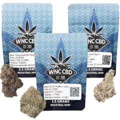 WNC CBD High THCA Indoor Hydro Flower | 3.5g - Discreet Smoker