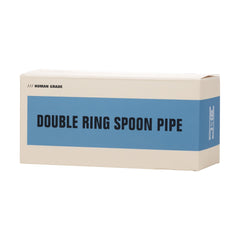 Human Grade Double Ring Spoon Pipe - Discreet Smoker