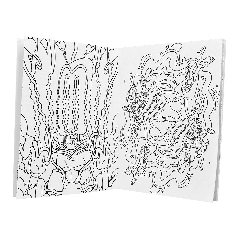 Wood Rocket That's Trippy Adult Coloring Book - 8.5"x11" - Discreet Smoker