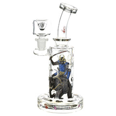 Wormhole Raging Ronin Water Pipe | 8" - Discreet Smoker