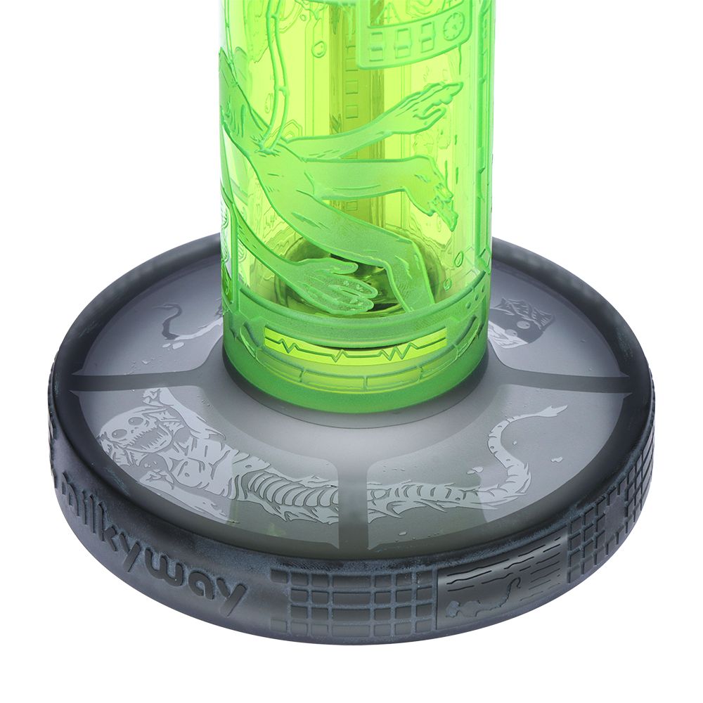 Milkyway Glass Area 51 Dab Rig - 10" / 14mm F / Slime - Discreet Smoker