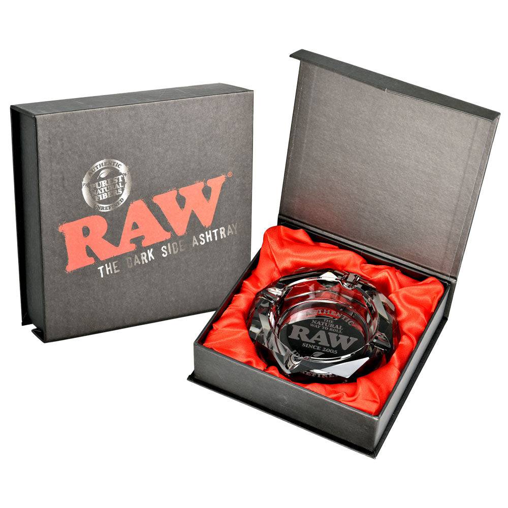 RAW Prism Glass Ashtray | 4.5" - Discreet Smoker
