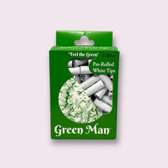 Green Man 100ct Pre-Rolled Tips Box - Discreet Smoker