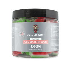 Platinum CBD Gummies 1500mg - Watermelon - Discreet Smoker