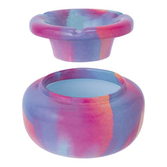 Fujima Moroccan Ceramic Ashtray - Painted Pastel / 5" - Discreet Smoker