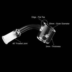 CORE REACTOR QUARTZ BANGER - 45° DEGREE | YL - Discreet Smoker