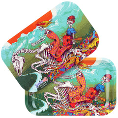 Grateful Dead x Pulsar Rolling Tray & Lid Kit - Dead Horse / 11" x 7" - Discreet Smoker