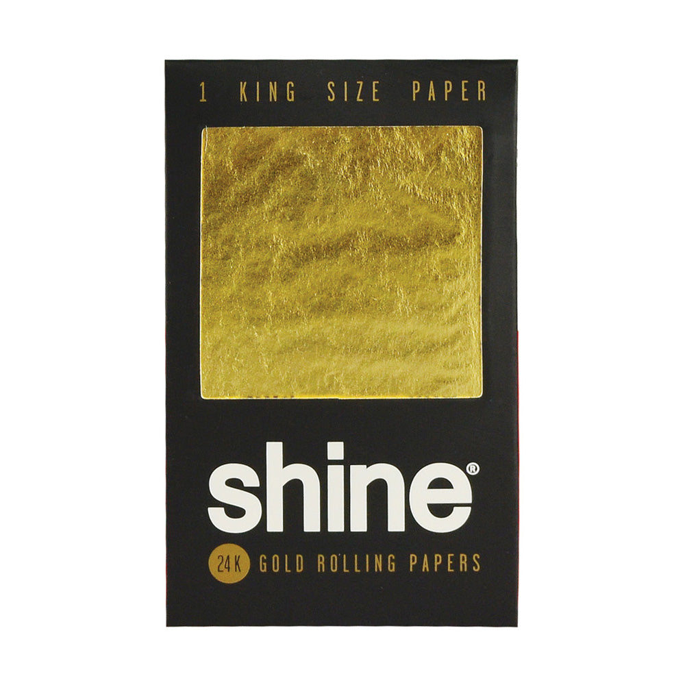Shine 24K Gold Rolling Paper | Kingsize - Discreet Smoker