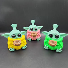 Baby Green Monster Silicone Bubblers - Discreet Smoker