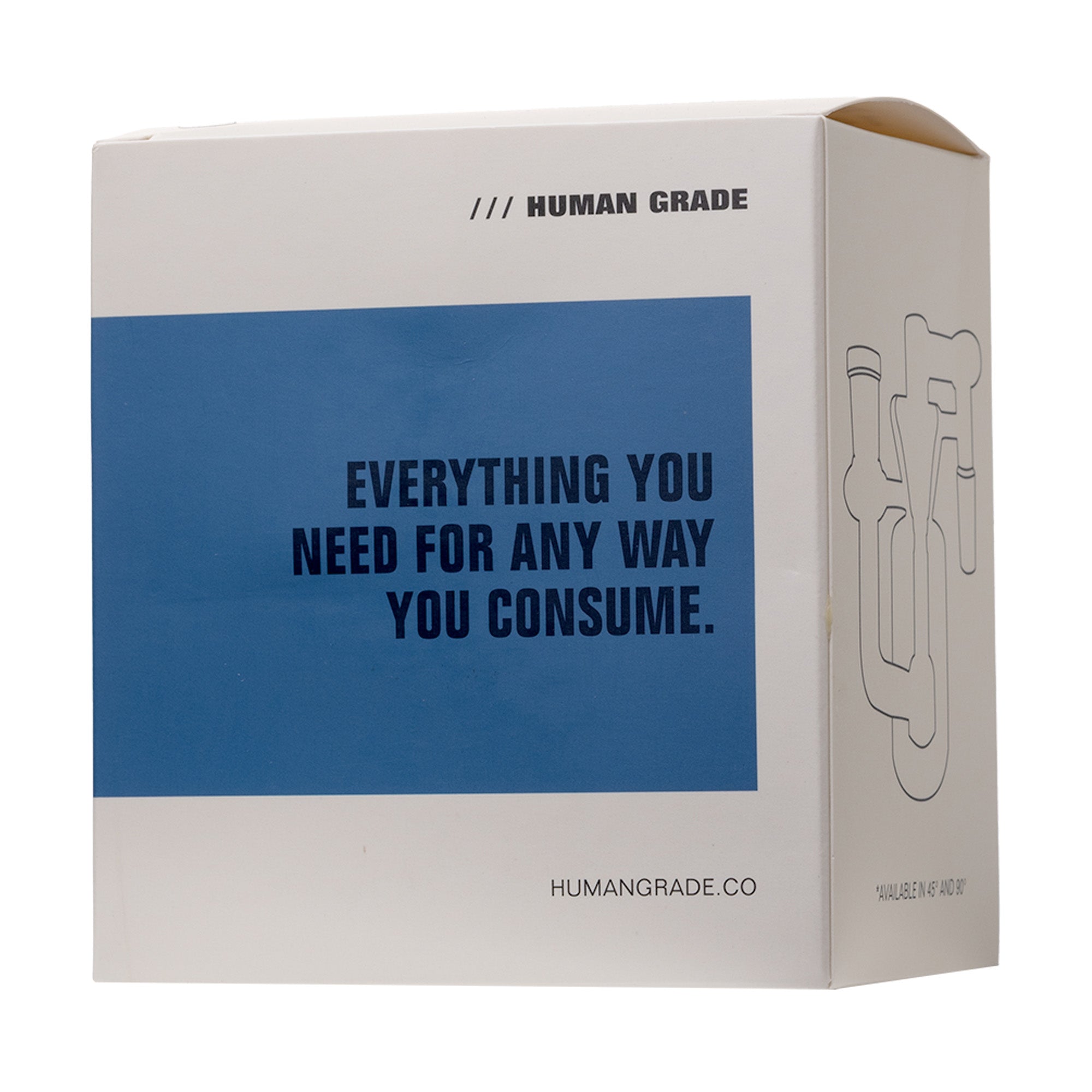 Human Grade "The Recycler" Glass Ash Catcher - Discreet Smoker