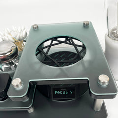 Focus V Carta 2 Rig Station Dab Session Organizer and Cleaning Tray That Holds the Charging Dock With ISO Pump and Swab Beaker - Discreet Smoker