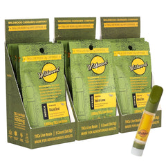 Wildwood Dispensary Grade Live Resin THCA Cartridge | 1g | 5ct Display - Discreet Smoker