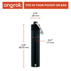 Ongrok Aluminum Storage Keychain - Discreet Smoker