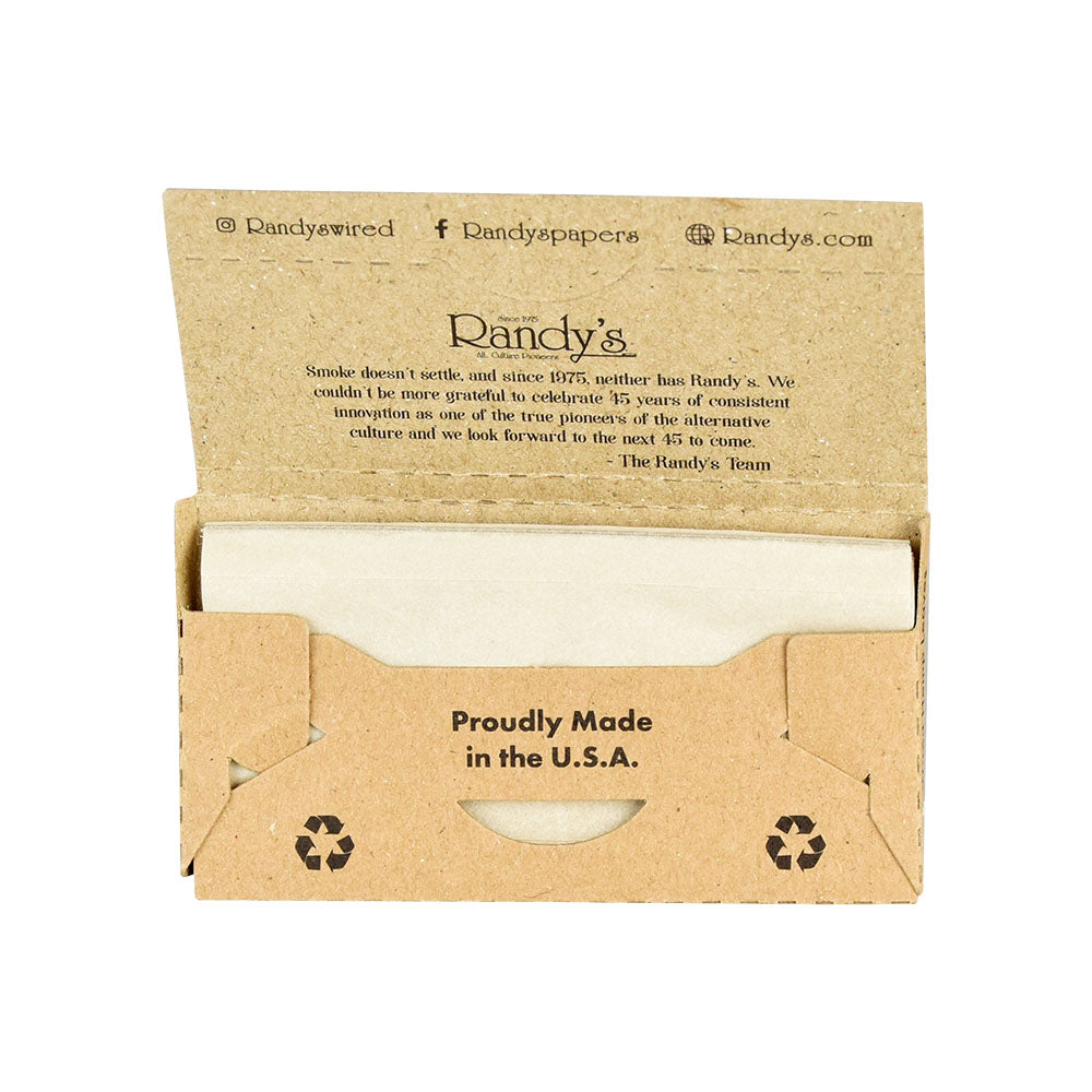 Randy's Roots Wired Organic Hemp Rolling Paper - Discreet Smoker