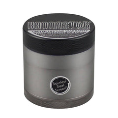 Kannastor Multi Chamber Grinder - 2.2" / Gunmetal - Discreet Smoker