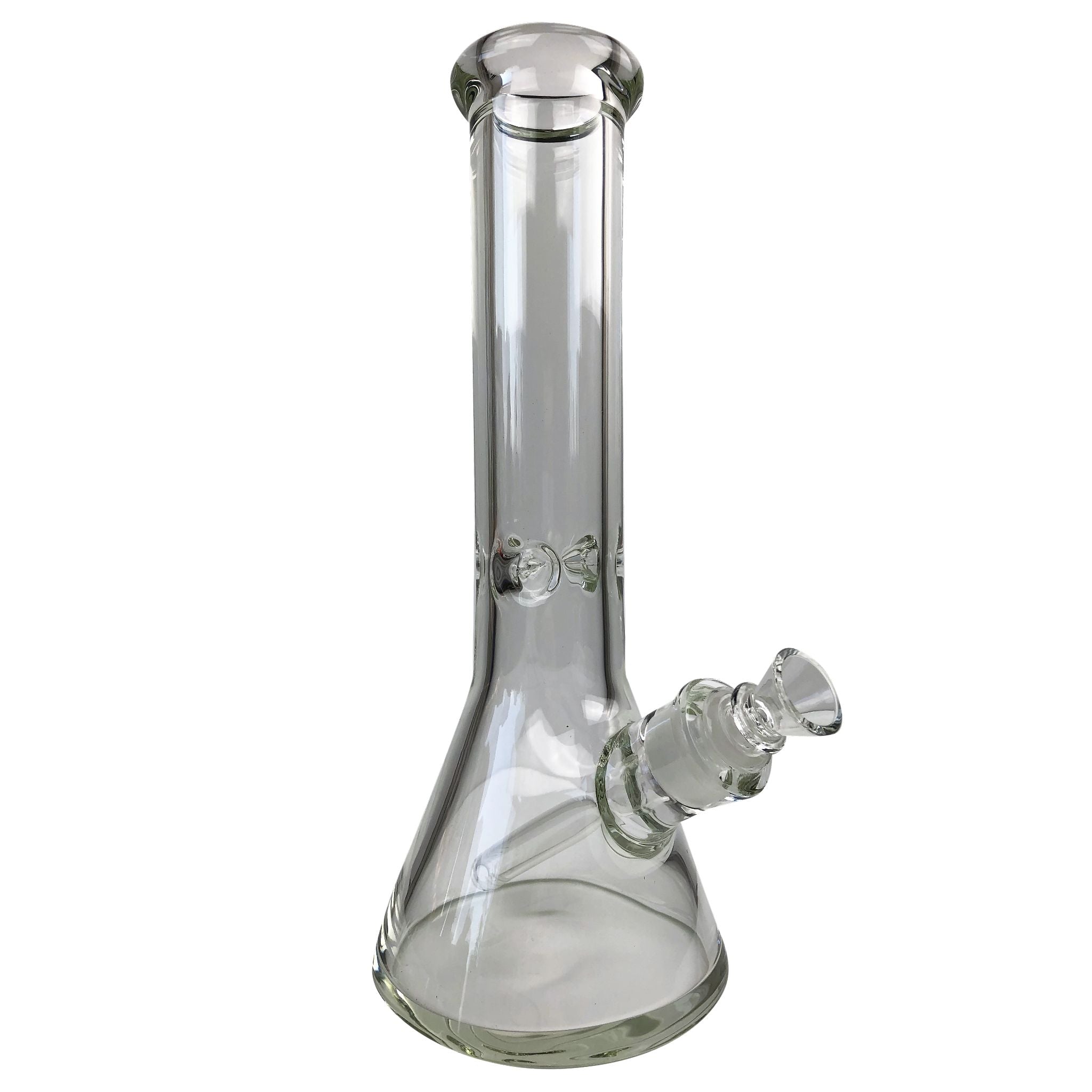 12" - 9mm Thick Glass OG Beaker Base Water Pipe - Discreet Smoker