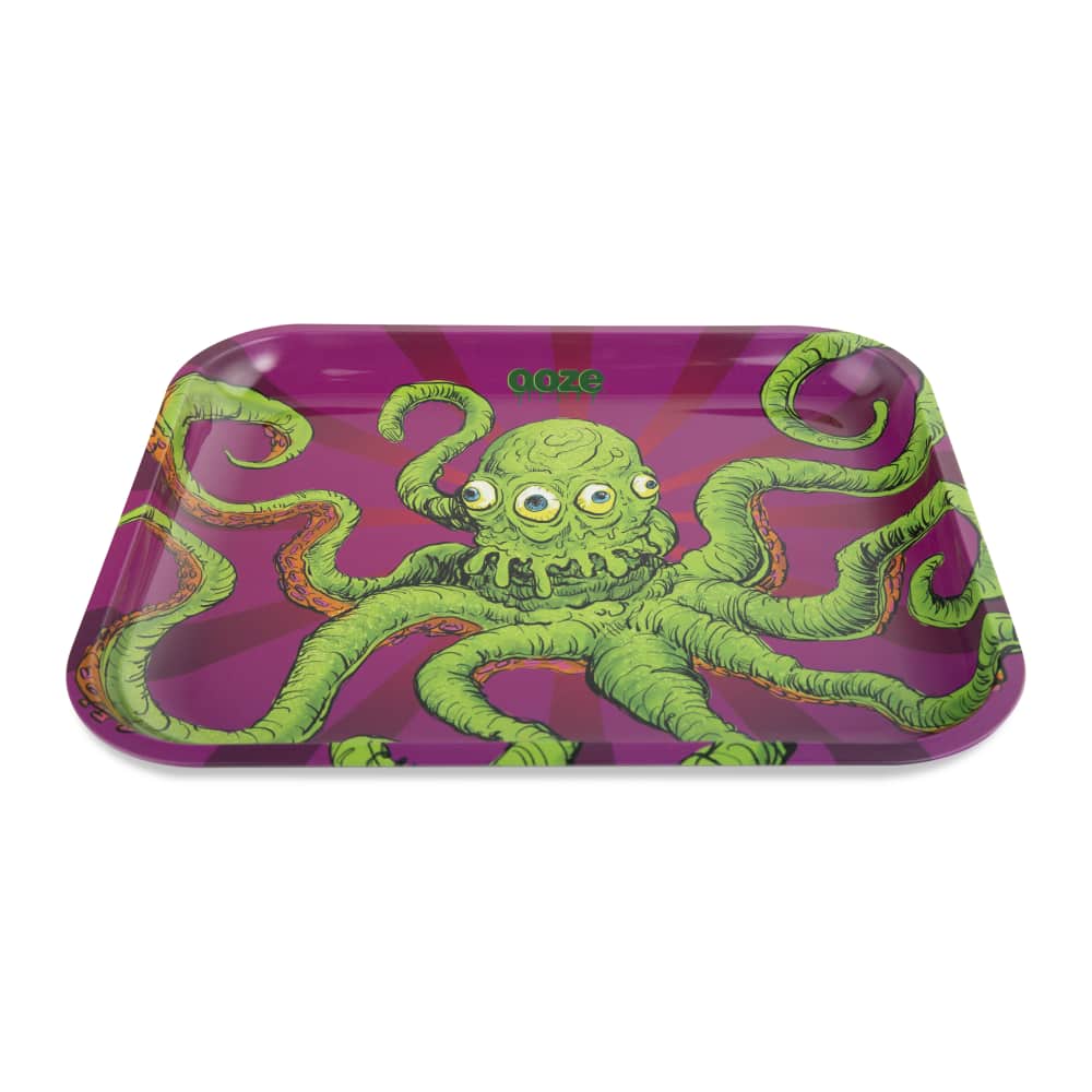 Ooze Rolling Tray - Metal - Large - Discreet Smoker