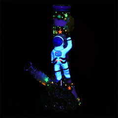 Pulsar Spaceman Beaker Water Pipe - 10" / 14mm F - Discreet Smoker