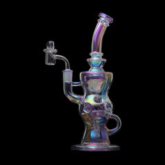 Human Grade 11.5" Swiss Incycler Glass Water Pipe - Discreet Smoker