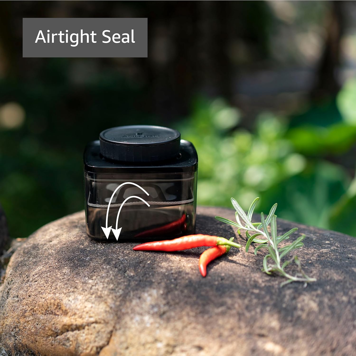 Smell Proof container storage jar for up to 1 oz - Discreet Smoker