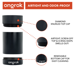 Ongrok Aluminum Metal Storage Jar - Discreet Smoker