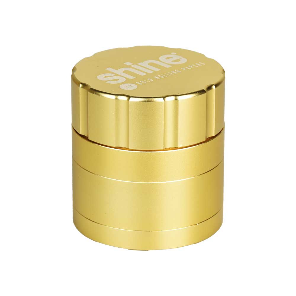 Shine Gold Herb Grinder - Discreet Smoker