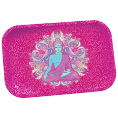 Fujima Metal Rolling Tray - 7.5"x11.25" - Discreet Smoker