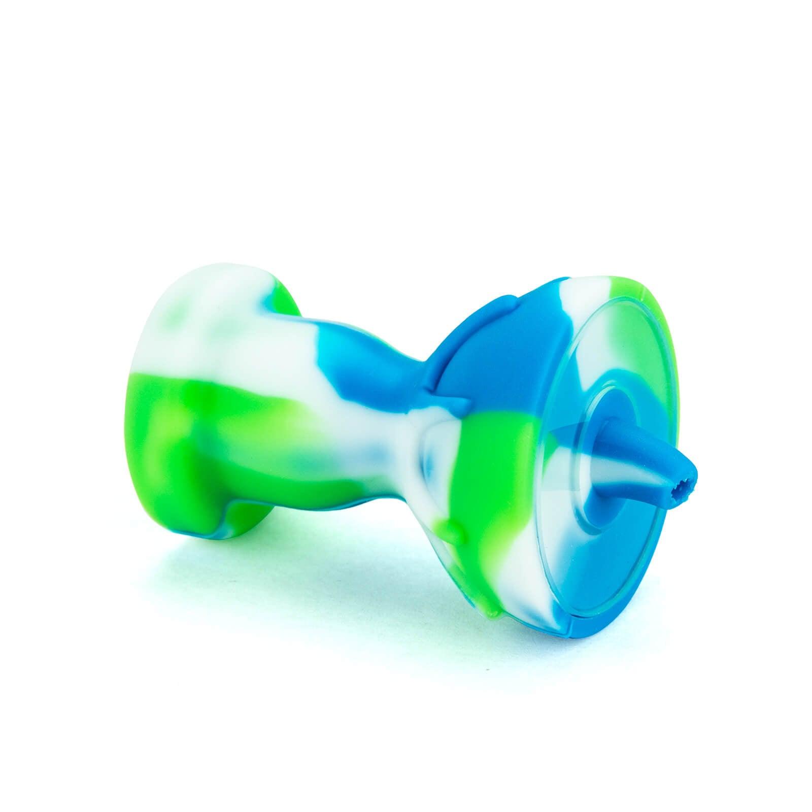 Silicone Carb Cap With Glass Bowl Screen - Discreet Smoker