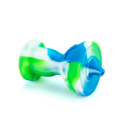 Silicone Carb Cap With Glass Bowl Screen - Discreet Smoker