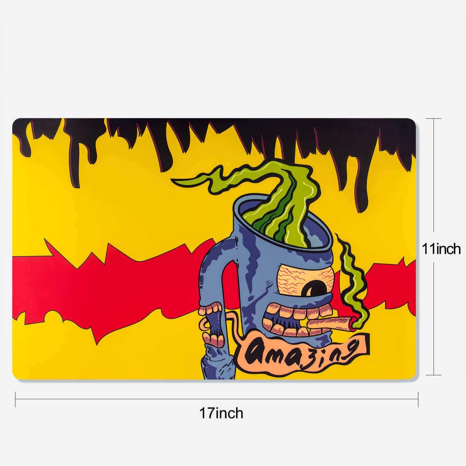 Cartoon Monster Silicone Dab Mat - Discreet Smoker