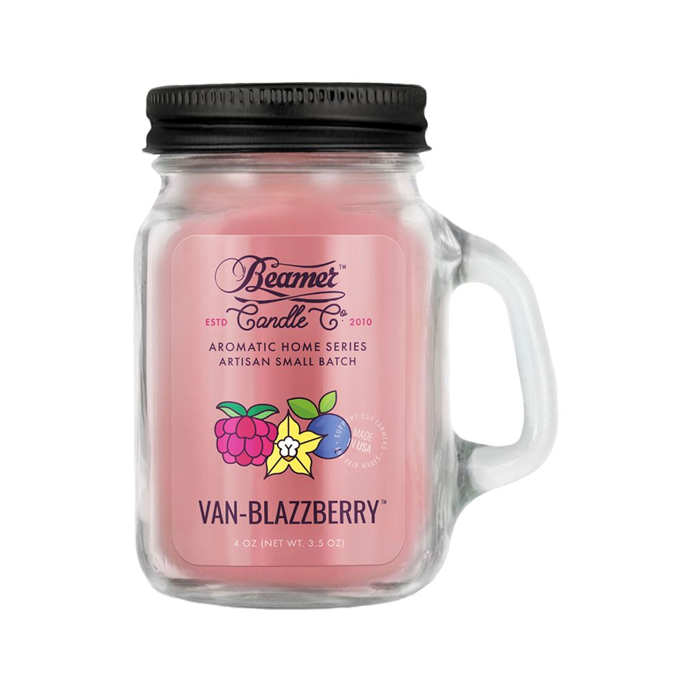 Beamer Candle Co. Aromatic Home Series Mini Mason Jar Candle | 4oz - Discreet Smoker