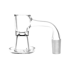 Bear Quartz Hourglass Slurper Banger | 14mm M - Discreet Smoker