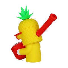 Cool Guy Pineapple Secret Stash Silicone Hand Pipe - 4" - Discreet Smoker