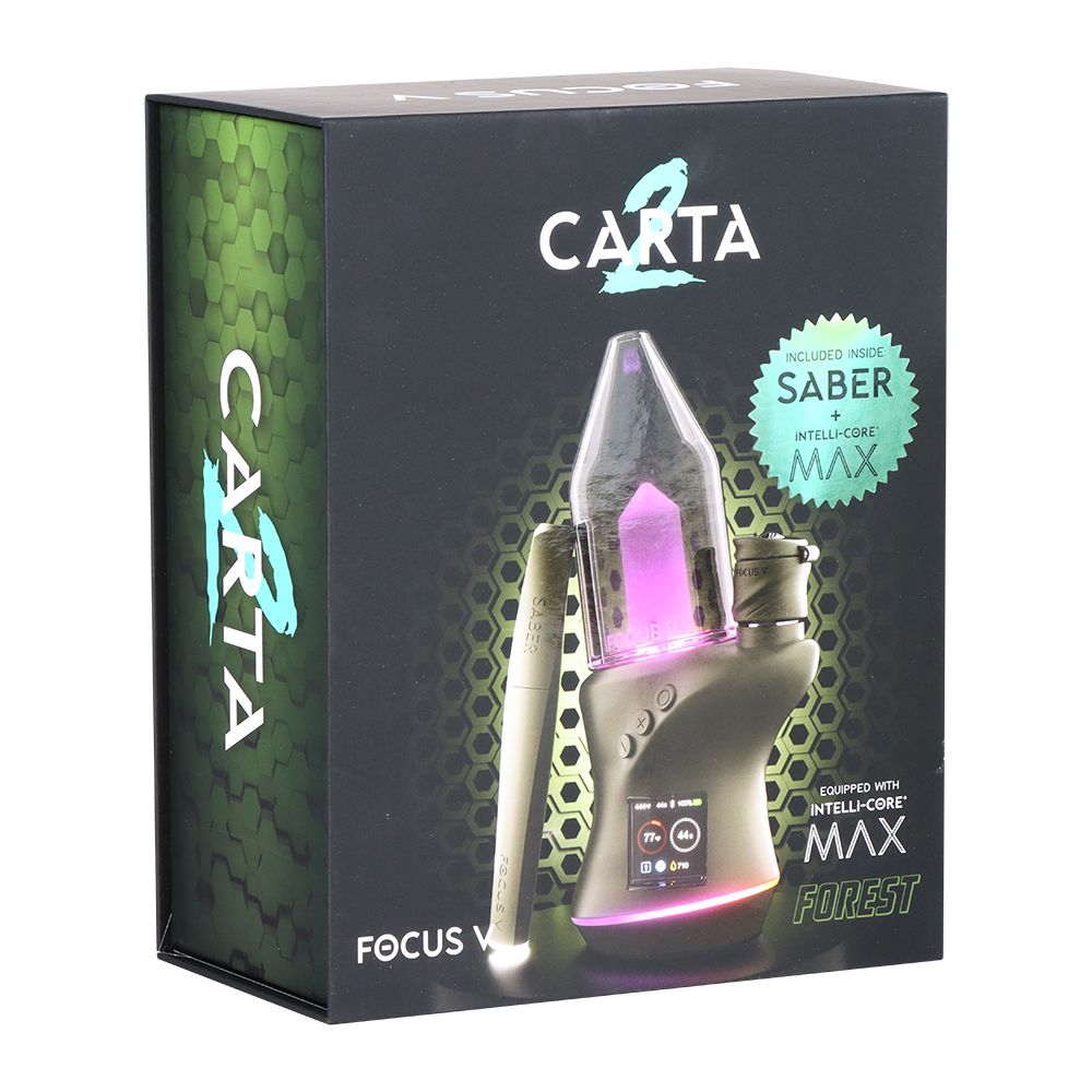 Focus V CARTA 2 eRig MAX Oil Atomizer & Saber Hot Knife Bundle | 2000mAh - Discreet Smoker