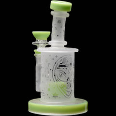 Calibear Sandblasted Flower Of Life Mini Can Bong - Discreet Smoker