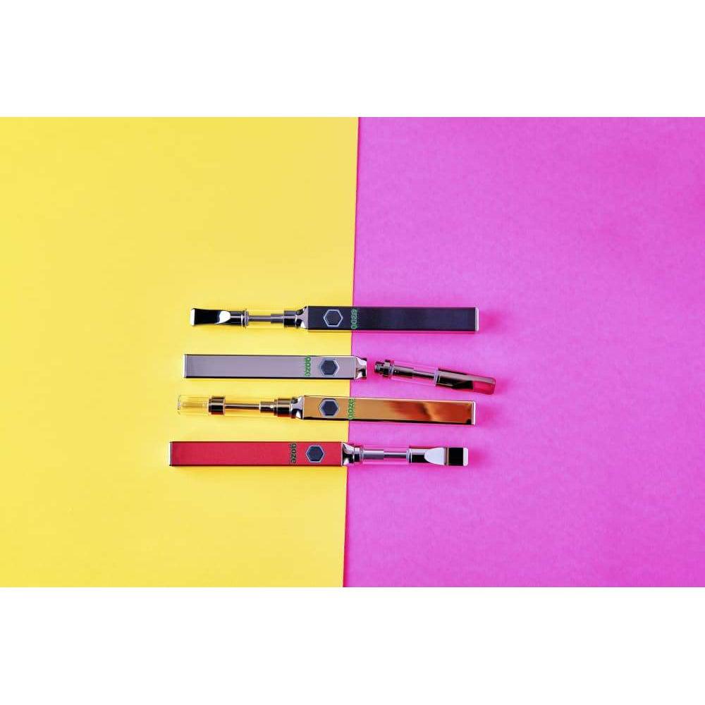 Ooze Quad 510 Thread 500 mAh Square Vape Pen Battery - Discreet Smoker