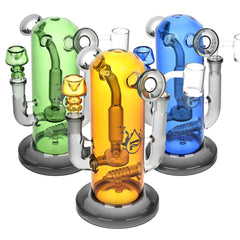 Pulsar Double Trouble Dry Pipe/Dab Rig | 8" | 14mm F - Discreet Smoker