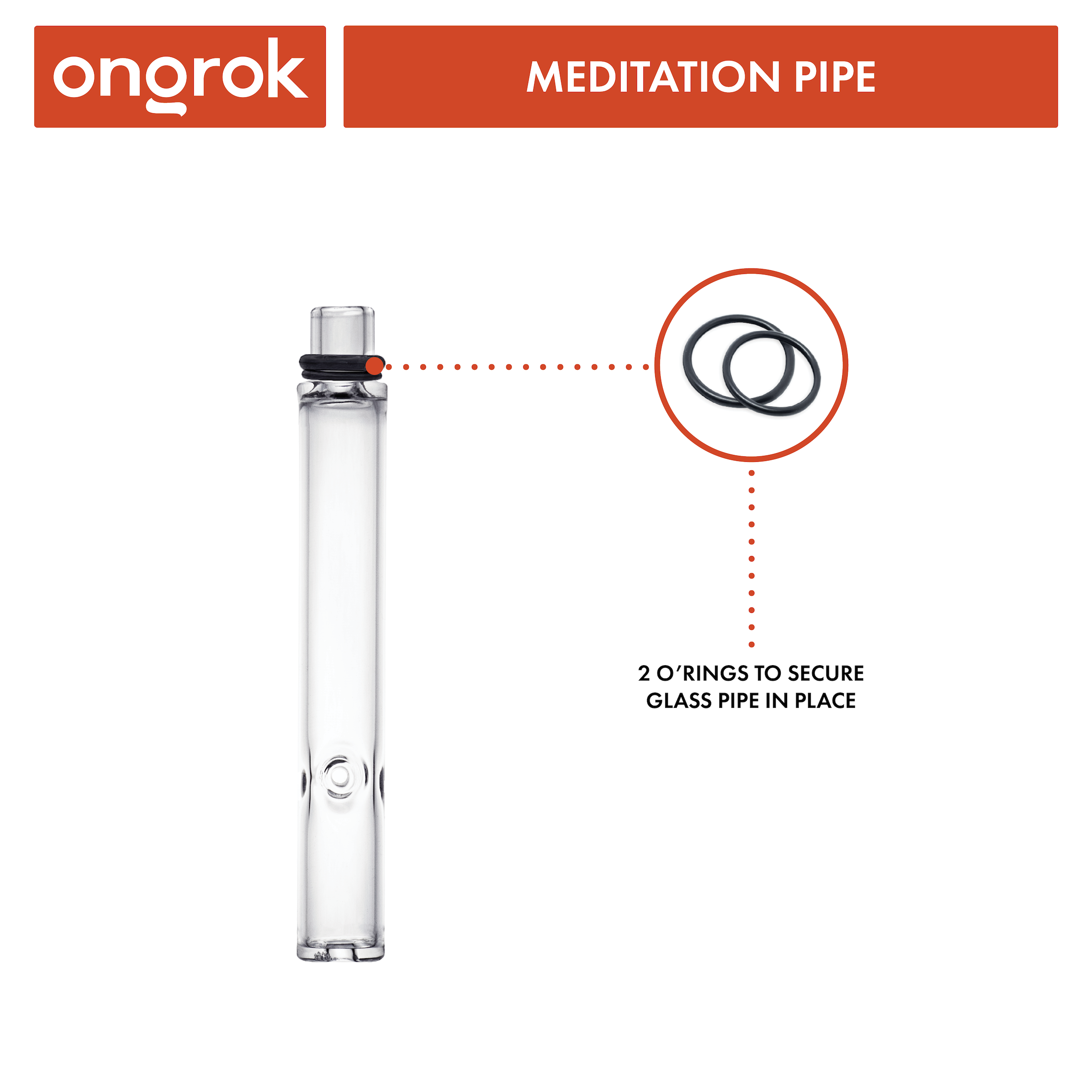 Ongrok Meditation Pipe - Discreet Smoker