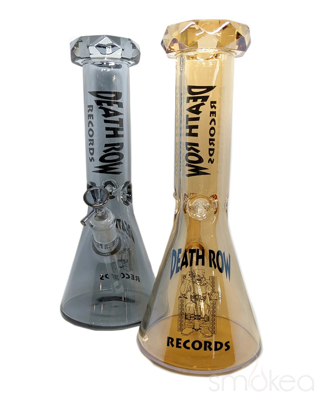 Death Row Records 12" Electro Plated Beaker Bong - Discreet Smoker