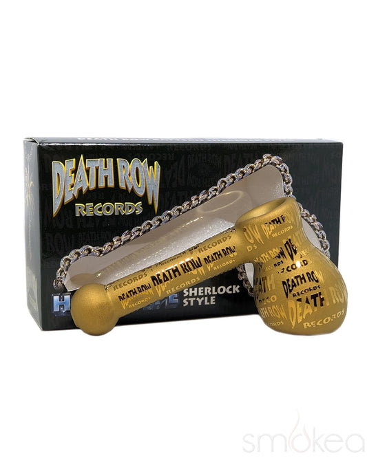 Death Row Records Metallic Etched Hammer Pipe - Discreet Smoker