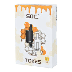 SOC Tokes Dual Use Water Pipe Compatible Wax Vaporizer Kit | 650mAh - Discreet Smoker