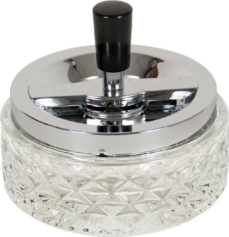 Glass Spinning Ashtrays | 4.75 Inch - Discreet Smoker