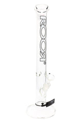 ROOR 18" Straight Shooter – 5 mm Glass-on-Glass Tube with Ice Pinch - Discreet Smoker