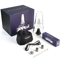 Pulsar Sipper Wax & 510 Cartridge Vaporizer Bubbler - Discreet Smoker