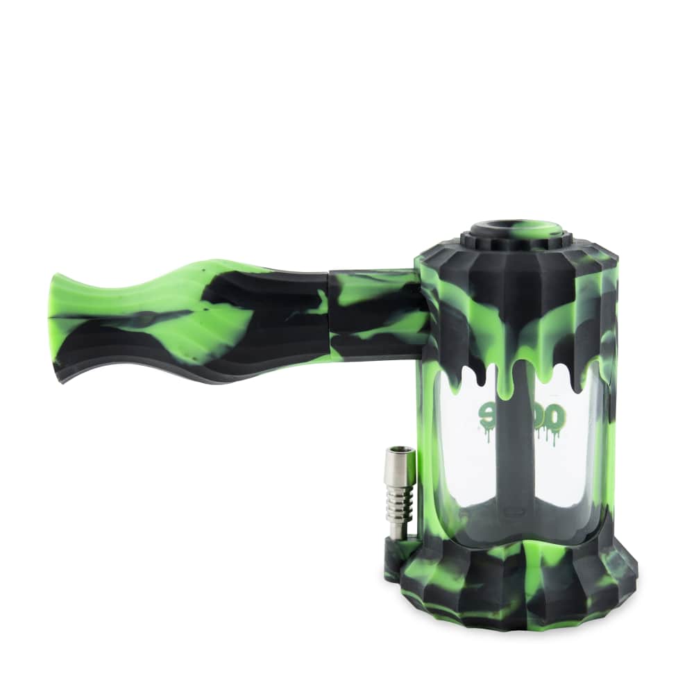Ooze Clobb Silicone Water Pipe and Dab Straw - Discreet Smoker