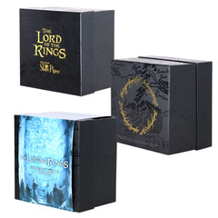 Pulsar Shire Pipes x LoTR COUNCIL OF ELROND Multi-Pipe Wood Display Stand - 8"x5" - Discreet Smoker