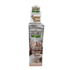 Juicy Jays Terp Enhanced Hemp Wraps 2pk Pouch 25ct POP Display - Discreet Smoker