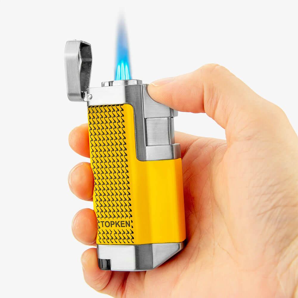 Yellow Jet Torch Lighter - Discreet Smoker